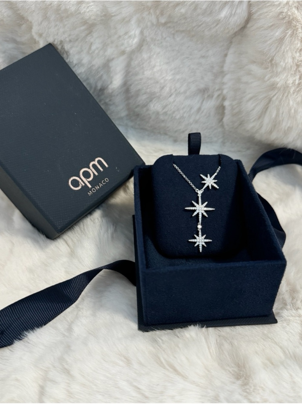 APM Triple Météorites Adjustable Necklace